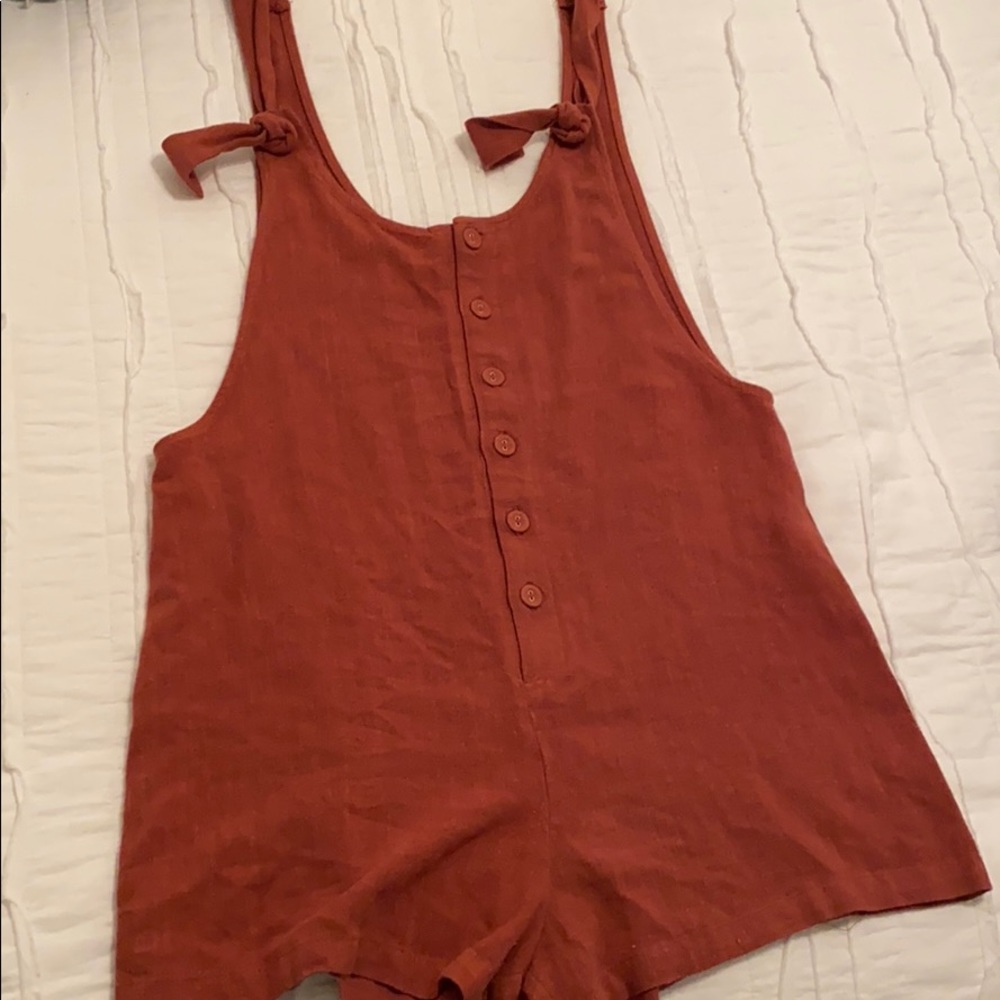 Burnt Orange Romper